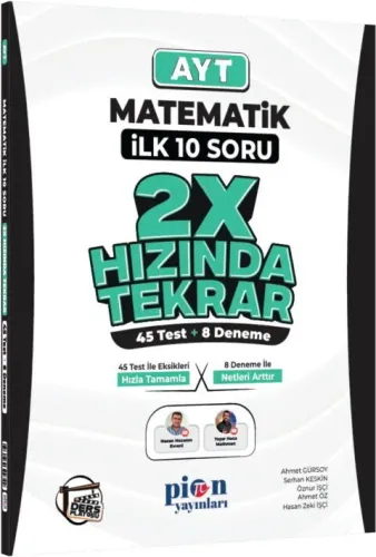 YKS AYT 2X HIZINDA İLK 10 SORU MATEMATİK - 2027