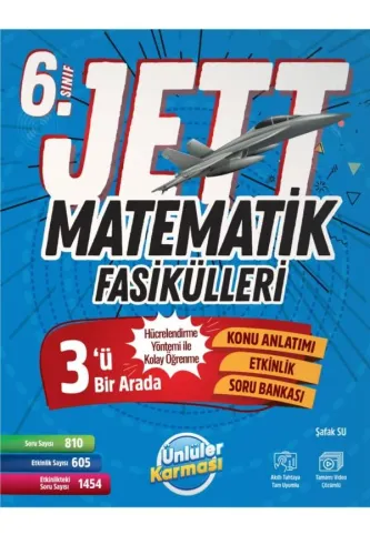 ÜNLÜLER KARMASI 6.SINIF JETT MATEMATİK FASİKÜLLER
