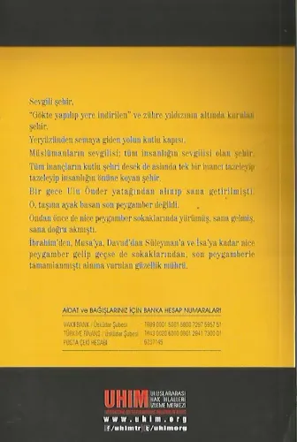 Benim Adım Kudüs M.Lütfi Arslan Ziraat Katılım %48 indirimli