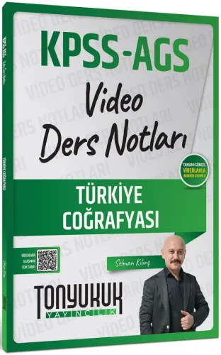 Tonyukuk Yayıncılık KPSS AGS Türkiye Coğrafyası Video Ders Notları