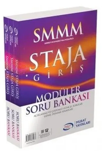 SMMM Staja Giriş Modüler Soru Bankası