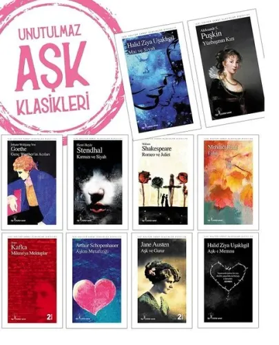Unutulmaz Aşk Klasikleri Set (10 Kitap)