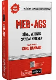 2026 MEB AGS SORU BANKASI TAMAMI ÇÖZÜMLÜ SÖZEL YETENEK SAYISAL YETENEK    