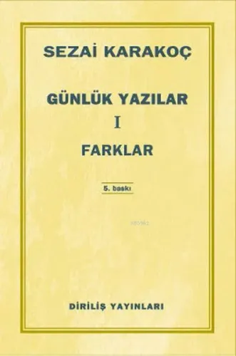 Günlük Yazılar 1 Farklar