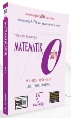 Karekök Yayınları Matematik Sıfır