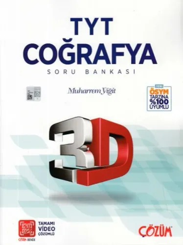 3D Yayınları 2023 TYT Coğrafya Soru Bankası