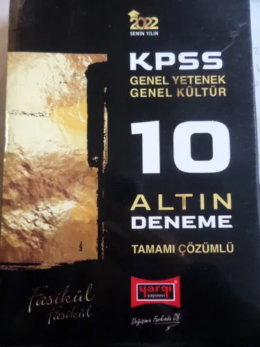 KPSS 10 Altın Deneme