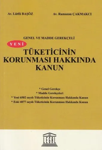 Yeni Tüketicinin Korunması Hakkında Kanun- Orta Boy