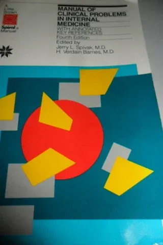 Manual Of Clinical Problems In Internal Medicine