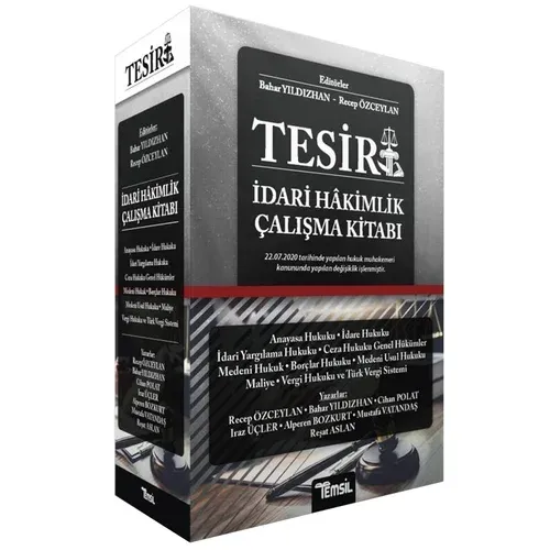TESİR İdari Hakimlik Çalışma Kitabı