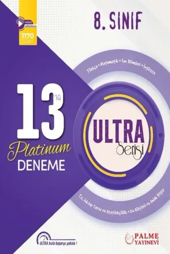 Palme Yayınları 8. Sınıf Ultra 13'lü Platinum Deneme