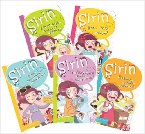 Şirin İş Başında 1 Set - (5 Kitap); 5 Kitap Takım Kutulu
