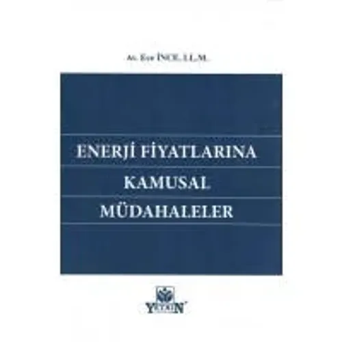 Enerji Fiyatlarına Kamusal Müdahaleler