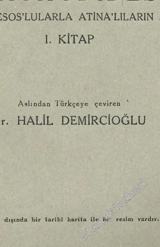 Peloponnesos'lularla Atina'lıların Savaşı 3 Cilt TAKIM -