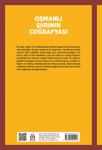 Osmanlı Şiirinin Coğrafyası Ülkü Akçay Osmanlı Şiirinin Coğrafyası Ülkü Akçay
