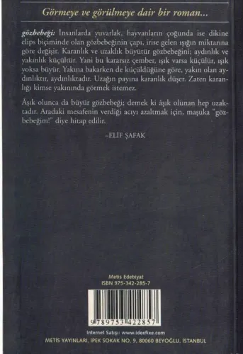 Mahrem Elif Şafak Metis Yayınları %44 indirimli