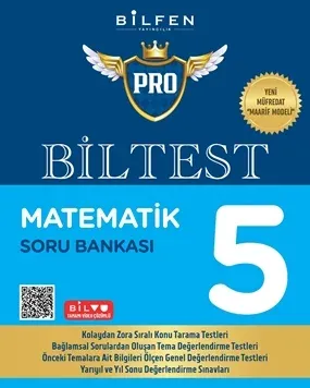 BİLFEN 5. SINIF BİLTEST PRO MATEMATİK  SORU BANKASI  YENİ MÜFREDAT