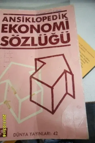 Ansiklopedik Ekonomi Sözlüğü