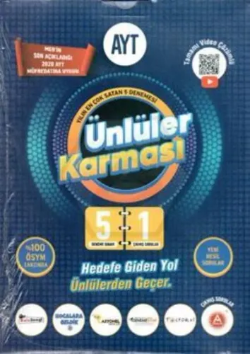 Ünlüler Karması AYT 5+1 Deneme Sınavı 2021 YENİ