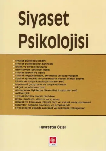 Siyaset Psikolojisi