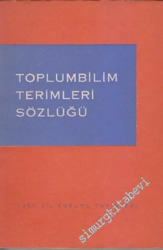 Toplumbilim Terimleri Sözlüğü -        1980