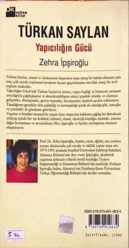 Yapıcılığın Gücü / Türkan Saylan Zehra İpşiroğlu DK