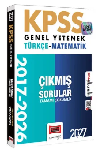 Yargı Yayınları 2027 KPSS Genel Yetenek Türkçe-Matematik Konu Konu Tamamı Çözümlü 10 Yıl Çıkmış Sorular