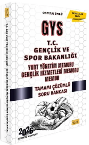 Makro Kitap 2026 T.C. Gençlik ve Spor Bakanlığı GYS Yurt Yönetim Memur