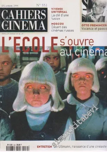 Cahiers Du Cinema - Sayı: 552      Decembre 2000