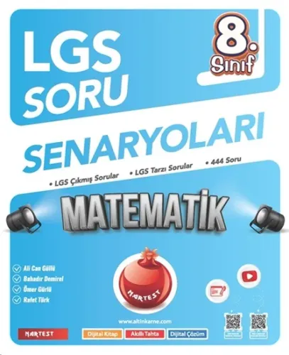 Nartest Yayınları 8. Sınıf LGS Matematik Soru Senaryoları Bahadır Demi