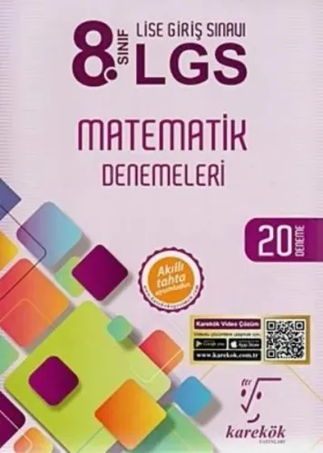 Karekök 8. Sınıf LGS Matematik Denemeleri-20 Deneme-YENİ
