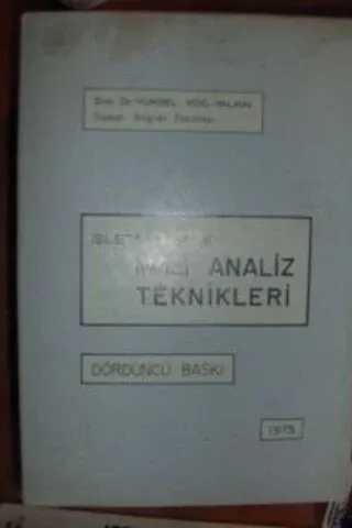 Mali Analiz Teknikleri