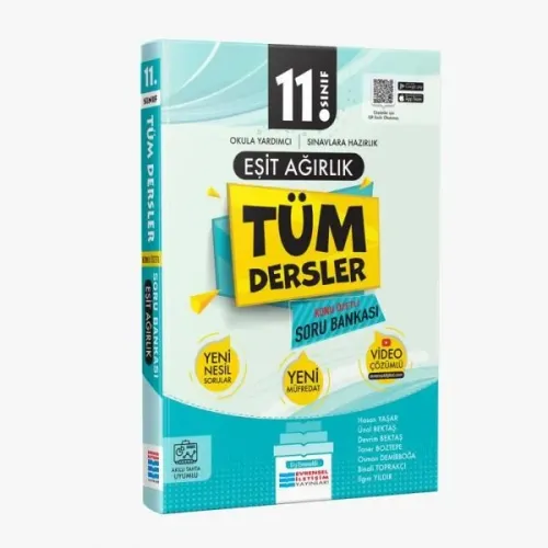 11. Sınıf Tüm Dersler Konu Özetli Soru Bankası Eşit Ağırlık Evrensel İ