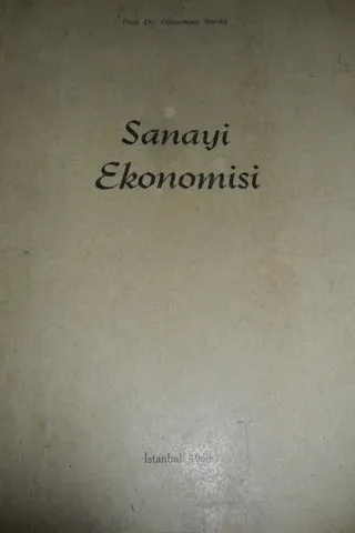Sanayi Ekonomisi