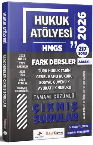 Dizgi Kitap Yayınları 2026 Hukuk Atölyesi HMGS Fark Dersler Tamamı Çöz