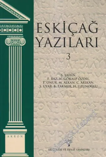 Eskiçağ Yazıları 3 -