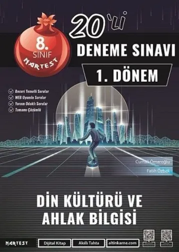 Nartest Yayınları 8. Sınıf Din Kültürü ve Ahlak Bilgisi 1. Dönem Mod 2