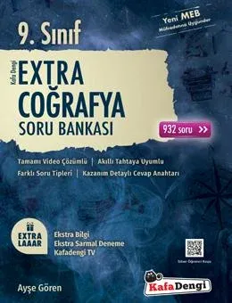 9.Sınıf Extra Coğrafya Soru Bankası (Tümü Video Çözümlü)
