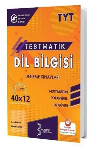 Bilinçsel 2021 TYT Testmatik Dil Bilgisi Deneme Sınavları Bilinçsel Yayınları