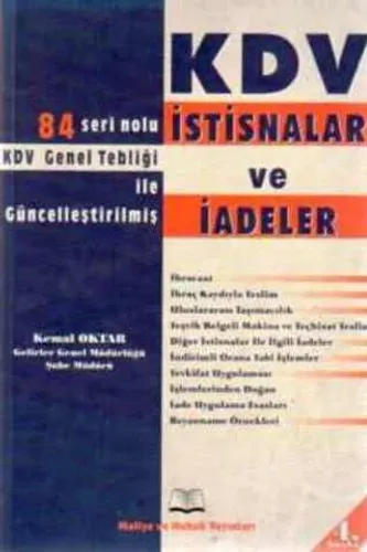 KDV İstisnalar ve İadeler
