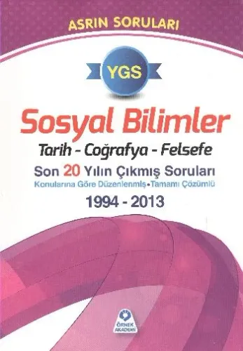 YGS Sosyal Bilimler Çıkmış Sorular