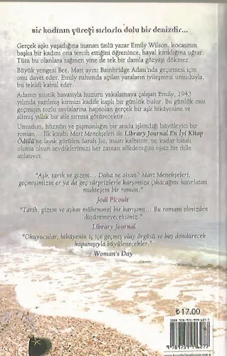 Mart Menekşeleri Sarah Jio Arkadya Yayınları %55 indirimli