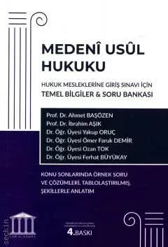 Medeni Usul Hukuku - Hukuk Mesleklerine Giriş Sınavı İçin Temel Bilgiler & Soru Bankası