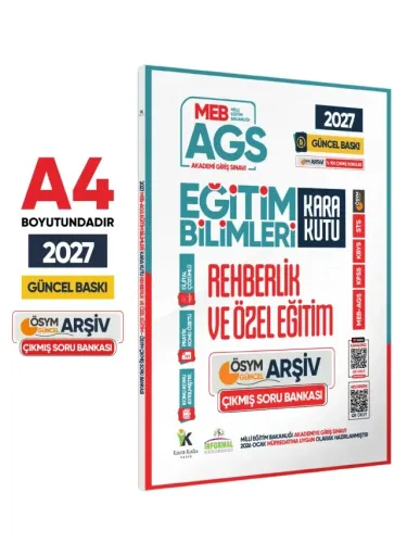 İnformal Yayınları 2027 MEB AGS Eğitim Bilimlerinin Kara Kutusu Rehberlik ve Özel Öğretim ÖSYM Çıkmış Soru Bankası Çözümlü