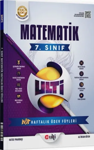 Ulti Yayınları 7. Sınıf Matematik Haftalık Ödev Föyleri