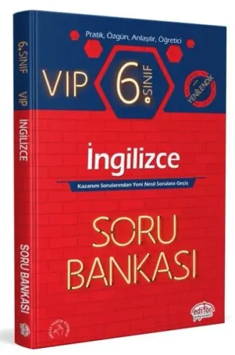 6. Sınıf VIP İngilizce Soru Bankası