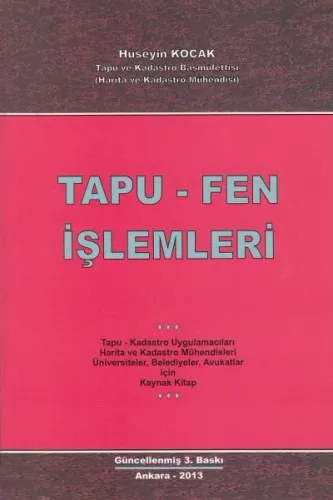 Tapu - Fen İşlemleri