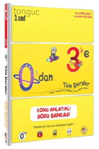 TONGUÇ 0 DAN 3 E TÜM DERSLER K.A.SORU BANKASI