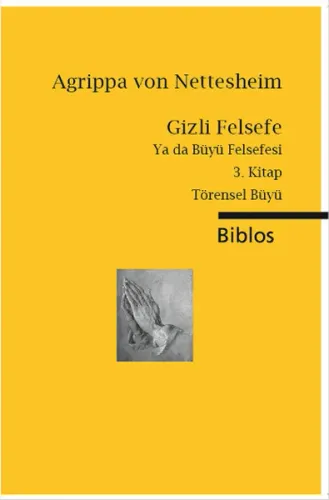 Gizli Felsefe Ya da Büyü Felsefesi 3. Kitap