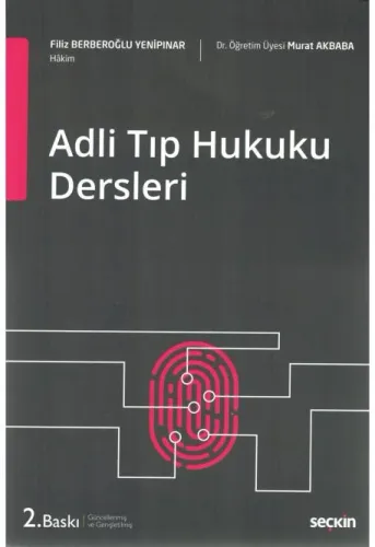 Adli Tıp Hukuku Dersleri